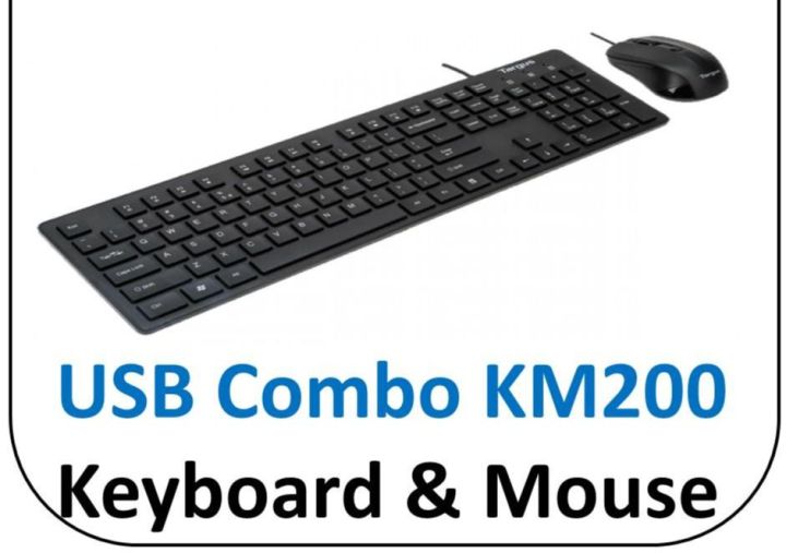 Targus KM200 USB Keyboard and Mouse Combo Lazada Singapore
