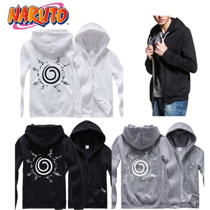 Anime Naruto Uzumaki Otsutsuki Hagoromo Hoodies Jacket Zip Up Coat ...