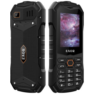 EAOR IP68โทรศัพท์ที่ทนทานกันน้ำกันฝุ่นกันกระแทก2000มิลลิแอมป์ชั่วโมง Dual SIM ปุ่มกดโทรศัพท์คุณสมบัติโทรศัพท์ที่มีแสงจ้าไฟฉายโทรศัพท์มือถือ