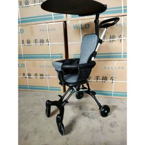 [siêu rẻ] XE ĐẨY 5 BÁNH GẤP GỌN ĐƯỢC - TẶNG KÈM GIỎ CHO BÉ - CÓ ĐAI AN TOÀN + Xe đẩy gấp gọn Q1