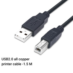 All copper black USB2.0 square port printer data cable⚡PH deliveryIn stock⚡