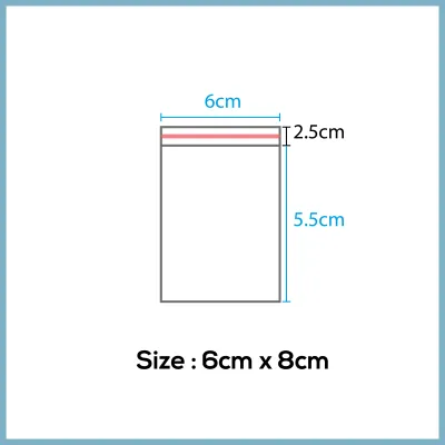 100pcs Transparent OPP Plastic Bag Cloth Storage Packing Home Organizer Plastik Tudung Baju Kurung