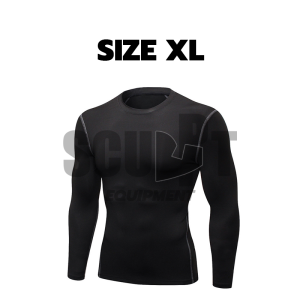 เสื้อรัดกล้ามเนื้อ แขนยาว เสื้อใส่ออกกำลังกาย เสื้อวิ่ง ฟิตเนต ยืดหยุ่นดี แห้งเร็ว รัดรูป เสื้อผ้าวิ่ง