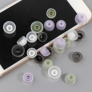 6PCS Silicone in-ear Bluetooth tương thích Tai nghe trường hợp đối với SM-R177 Buds2 bao gồm tai mũ Pad nút tai nghe nhét tai