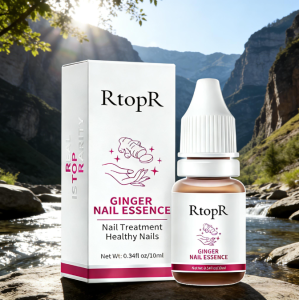 RtopR Ginger Antibacterial Nail Treatment 10ml - Anti Fungal Onychomycosis Paronychia Toe Care