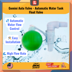 Gemini Auto Valve - Automatic Water Tank Float Valve
