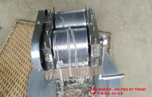 Máy cắt da lợn (heo) sợi rộng 1ly quay tay
