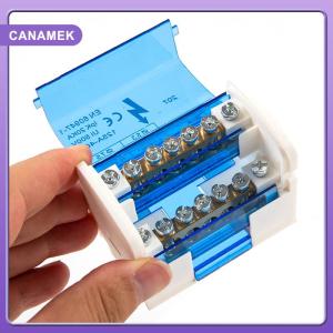 【CANAMEK】 Din Rail Terminal Block WKH207 Power Distribution Box Modular Connection Block