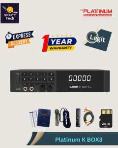 Platinum KBOX3 SD Home Karaoke SD Card Player with 21K++ English/OPM Songs and Free Wired Microphone