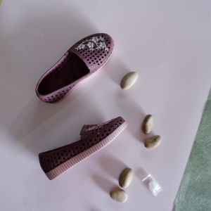 SandSo - Q100 PTY Shoes Sepatu Karet Rubber Wanita Perempuan Dewasa Empuk Lentur Slip On Slipper Slide Jelly Flip Flop Flipper Flat Teplek Slop Selop Balet Casual Kasual Anti Slip Licin Air Rumah Kamar Mandi Pantai Kerja Kantor Indoor Outdoor Fungsional