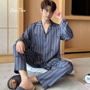 Bộ pijama nam gấu trúc mặc nhà đồ ngủ nam cao cấp dài tay - Since Then
