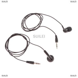 [COD] SUILEI 1Pc Earpiece 3.5mm Plug Single Side Headset Headphone Dual Channel Earphone for Laptop PC Headset