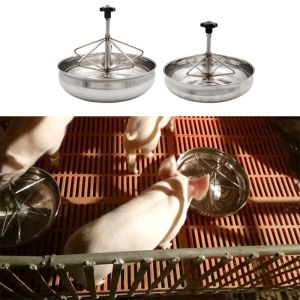Stainless Steel Piglet Feeder Trough Automatic Livestock Feeding Bowl arming Equipment for piglet duck geese