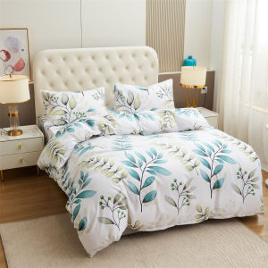 4 in 1 Bedding Sets Canadian Cotton Bed Sheet Comforter Cover 2 Pcs Pillowcase Fully Garterized Bed Cover