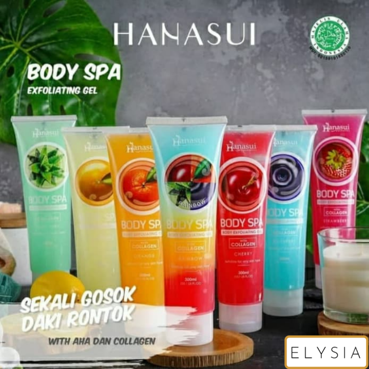 ✨ ELYSIA ✨ - Hanasui Body Spa Exfoliating Gel Peeling Gel With Collagen
