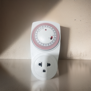 Ổ cắm hẹn giờ điện quang MT03(1 ổ 3 chấu đỏ đen)