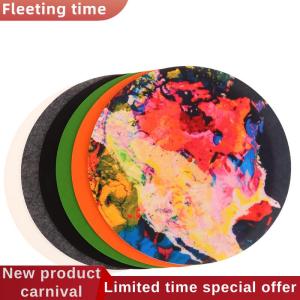 Fleeting time 1PC Slip Mat Felt Turntable Platter Mat For LP Vinyl Record Audio Replacement DIY Accessories Audiophile Thick Turntable Mat