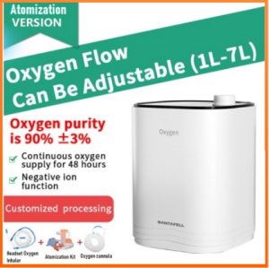 [COD & STOCK & Local ship]【Atomization version】Home Use adjust 1-7L Oxygen Concentrator Machine Portable Air Purifier Generato