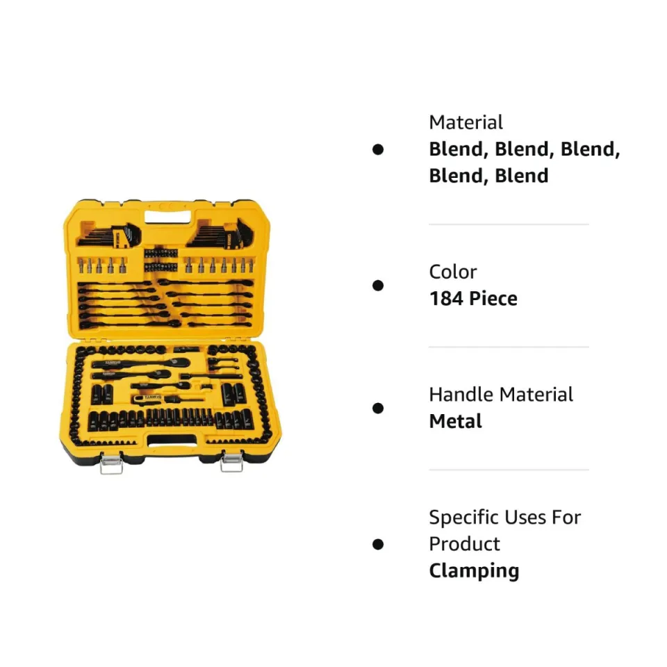 Dewalt tool store set 184 pc