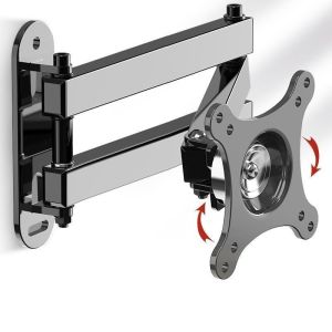 (s210) SGstock 12-32 TV bracket monitor SPEEDSMOUNT Full Motion TV Mount for TV up to 30″ 360 Degrees Rotate
