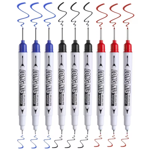 3pcs 20mm Long Tip Deep Hole Waterproof Permanent Marker Pen Quick Drying Oily Metal Marker