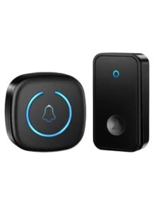(HD1)Wireless doorbell waterproof self-powered button remote control switch call bell for homedoor chime smart switch no battery required60 songsofficehotelapartmentEU plug