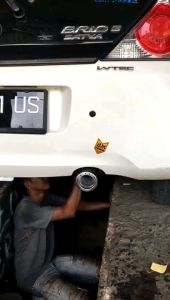 KNALPOT MOBIL HKS GRONEL STAINLIS TERBAIK KNALPOT HKS MOBIL AGYA AYLA BRIO AVANZA MOBILIO BRIO