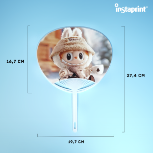 Kipas Kerang Custom dua sisi /Kipas Kerang Murah/kipas promosi/kipas undangan