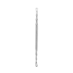 MYCOLOR Portable Stainless Steel Whitehead Squeeze Extractor Travel Facial Milia Skin Care Tool Acne Blemish  Pimples  Removal Tool Blackhead Remover Pore Cleaner s