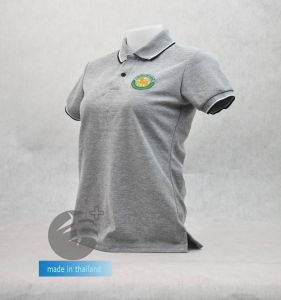 💥Sale ลดหนักมาก💥เสื้อโปโล กรมส่งเสริมการปกครองท้องถิ่น (อปท)  สีเทา (ชาย/หญิง) ผ้าเกรดแบรนด์เนม
