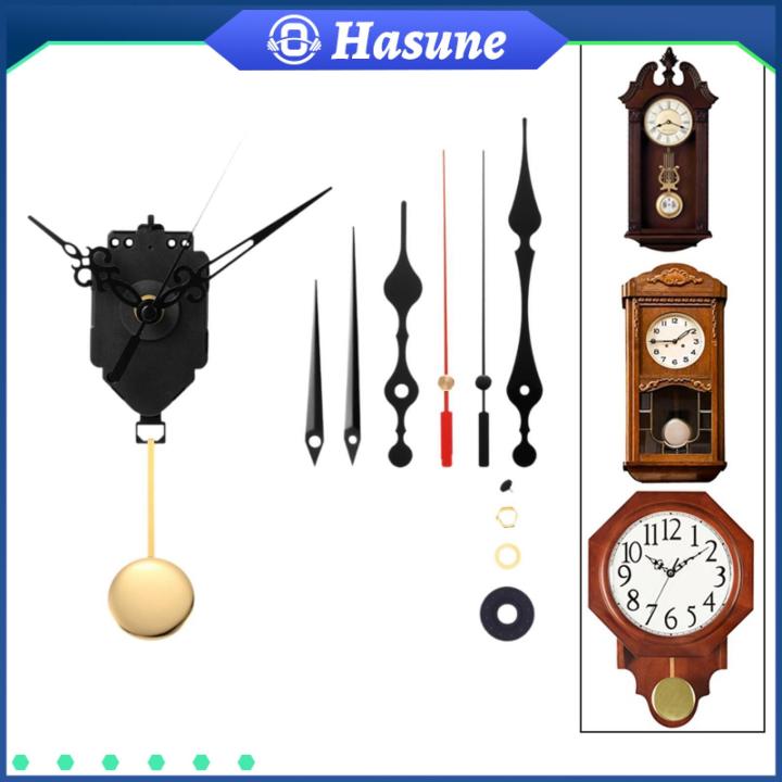 Hasune นาฬิกาลูกตุ้มควอตซ์เคลื่อนไหว DIY บ้านนาฬิกาสไตล์ | Lazada.co.th
