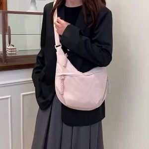 กระเป๋าไนลอนล้างใหม่ 2025 - กระเป๋าสะพายไหล่และสะพายข้างขนาดใหญ่ น้ำหนักเบา