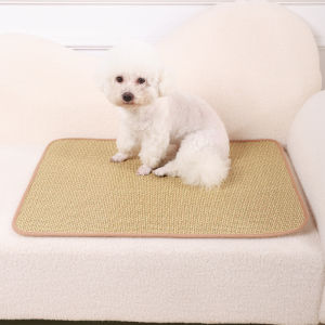 Pet cooling mat summer mat dog cool nest mat washable rattan mat cooling mat breathable wear-resistant