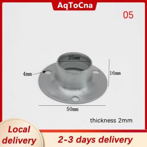 [COD] AqToCna Ship within 24 hours Stainless Steel Flange Seat For Wardrobe Curtain Cloth Rod Seat Round Tube Seats Bracket Household Furniture Hardware Towel Tube Holder