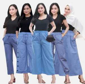 CELANA KULOT JEANS SOBEK // CELANA PANJANG KULOT JEANS SOBEK WANITA HIGHWAIST PREMIUM TERMURAH 2025