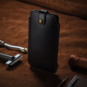 Bao Da Rút iphone 11 pro max Nút Cài Da Bò Thật