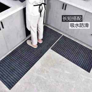 🔶Buy 1 get 1 Kitchen Rug Non-Slip Soft Super Absorbent Kitchen Mat Big Doormat Carpet Set Microfiber Material