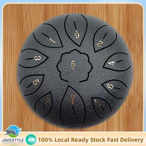 Jocestyle 11 Tune Steel Tongue Drum - 6 Inch Portable Percussion Instrument for Beginners - Ideal for Outdoor Music Sessions