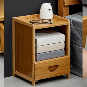 COD Starlight Meja Sudut Minimalis Meja Nakas Samping Tempat Tidur Lemari Tempat Penyimpanan Serbaguna HML303