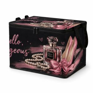 [Free Shipping] Paris-Style High-Heeled Shoe Storage With Rose Print For Organizing Clothes And Other Items