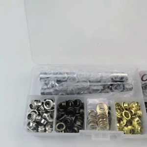 5Mm 3/16 "Vòng Kim Loại Khoen Grommet Bộ dụng cụ Lưu Trữ Container Cho Quần Jean thủ công tự làm quần áo tự làm Bộ công cụ may