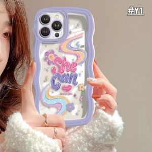 (Lokal Ready) Xinyu Casing hp Xiaomi Poco M3 Pro Poco M3 Poco X3 NFC Poco X3 Pro Note 10 5G Warna-warni Pelangi Kata-kata Bahasa Inggris Tepi Bergelombang Soft Case