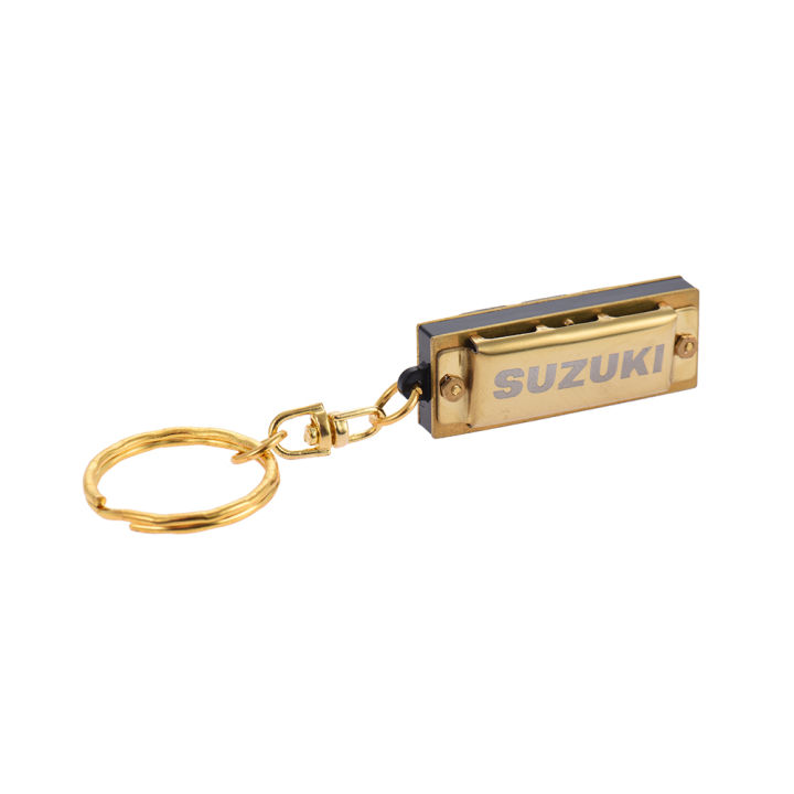 Suzuki Harmonica Mini 5รู10โทนพวงกุญแจรูปออร์แกนปากคีย์ของ C เครื่อง ...