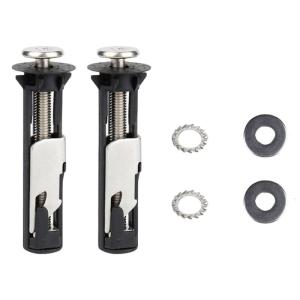 Toilet Seat Fastener set Includes Rubber Washers & Plastic nut Heavy Duty Toilet Seat Screws for Secure Installation