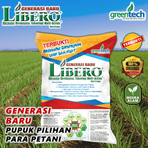 [GREENTECH] LIBERO® Pupuk (Trichoderma Saccharomyces Bakteri Mikoriza Silika)