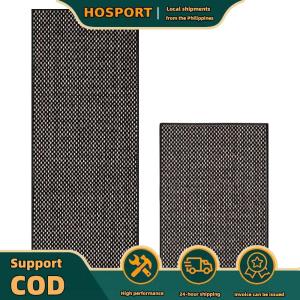 【HOSPORT】 Linen-Look Kitchen Mats Non-slip Kitchen Rug Woven Kitchen Runner for Kitchen