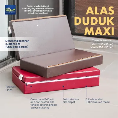 Elephant Alas Duduk Maxi M/ Cushion / Alas Meditasi Doa Yoga