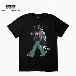 LZ Kendrick Lamar Singer shirt " say drake " fashion print T-shirt pure cotton high quality Tee