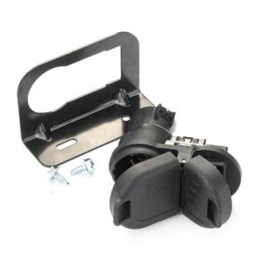 Dòng điện cao 50A thay thế 4/7 pin đầu nối rơ moóc Chất liệu nhựa ABS cho F150 F250 F350 chịu lực cao xe tải FU5Z-14489-A