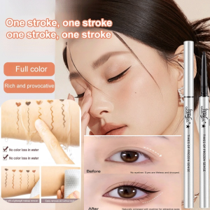 Colorful Eyeliner Gel Pen Long-Lasting Waterproof Smudge-Proof Eyeliner Pencil Beginner Friendly Eyeliner Hooded Eye Liner Solution Gel Eyeliner Pencil Waterproof Eye Liner One Stroke Application Cry Proof Wedding Makeup